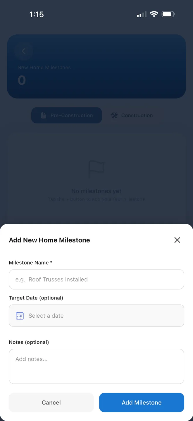 BuildPilot workspace Project Setup on desktop and iPhone mobile view